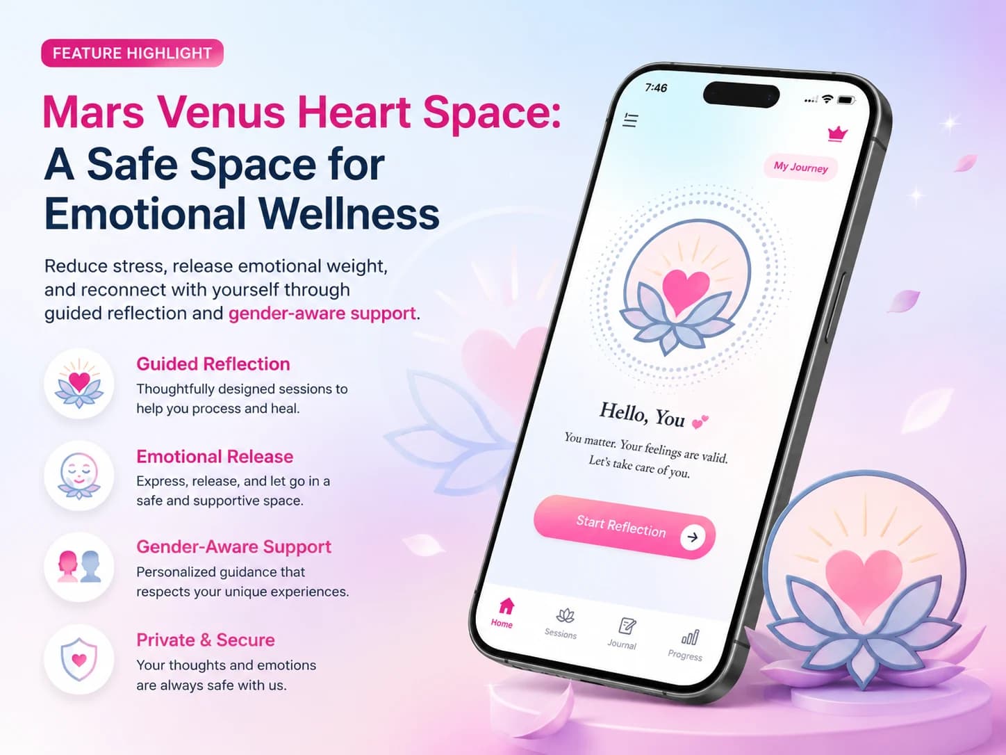 Mars Venus Heart Space: A Safe Space for Emotional Wellness